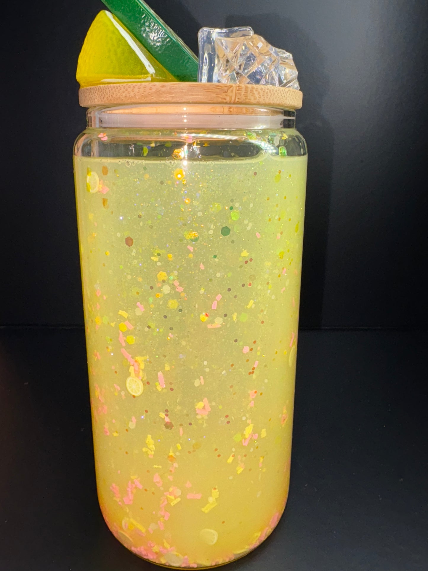 STRAWBERRY LEMONADE 160Z GLASS CUP