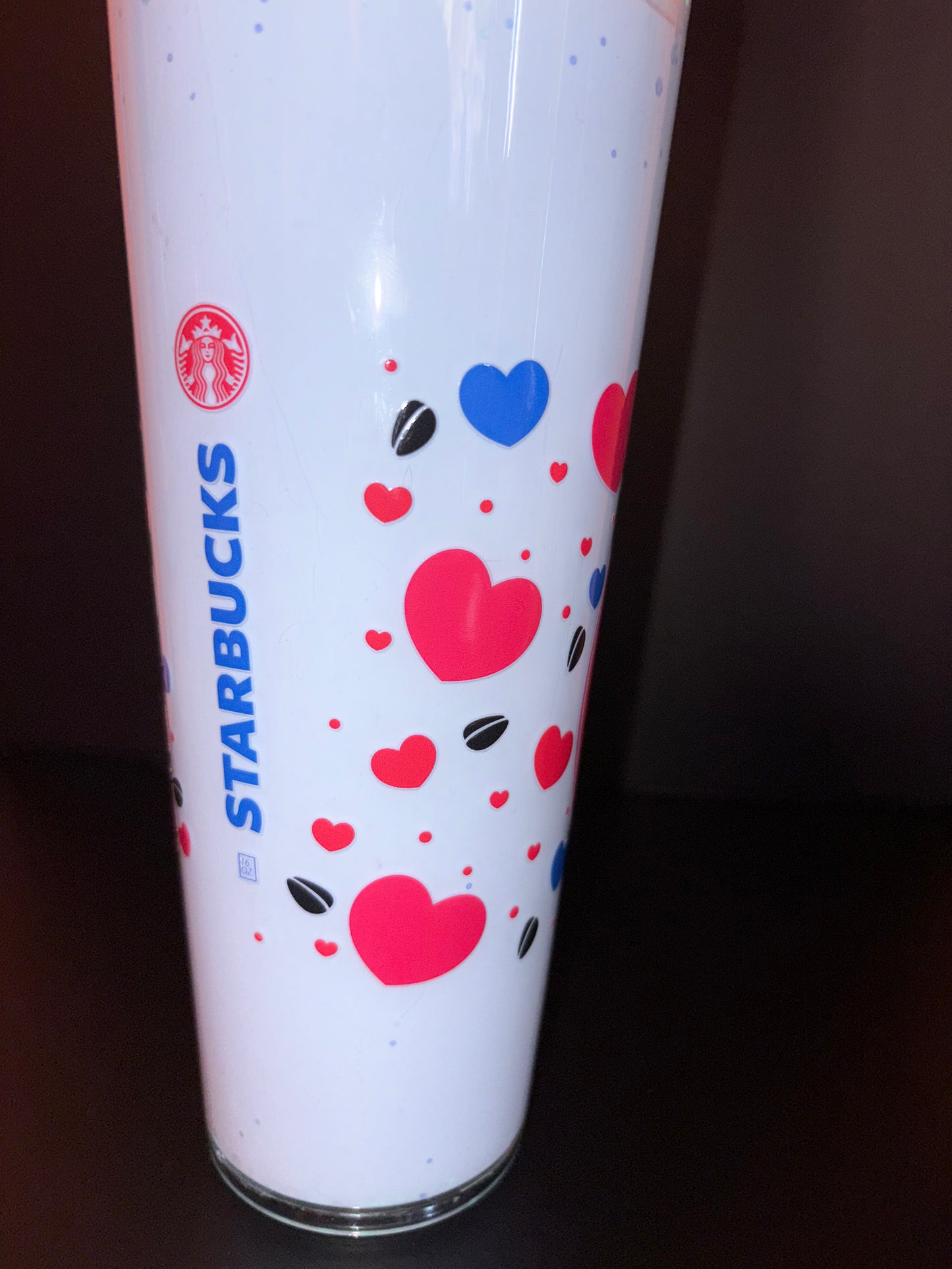 STITCH BLUE MILKY STARBUCKS CUP 24 0Z PLASTIC