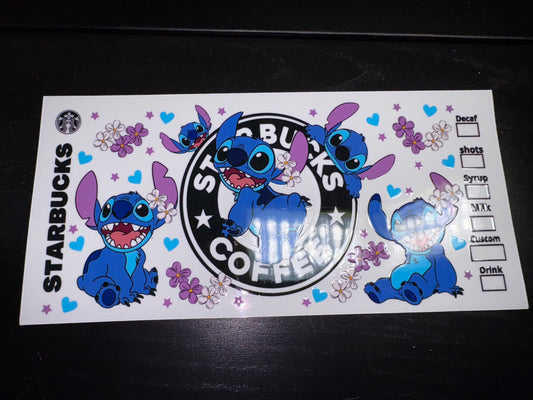 STITCH INSPIRED DECAL