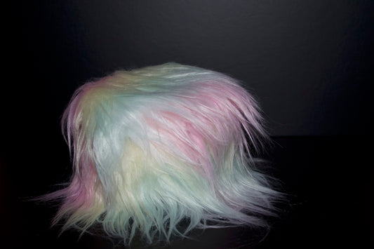 PASTEL RAINBOW SHAGGY CHEST